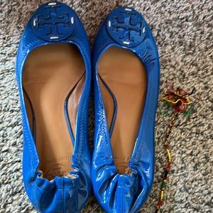 Tory Burch size 10 Royal Blue
